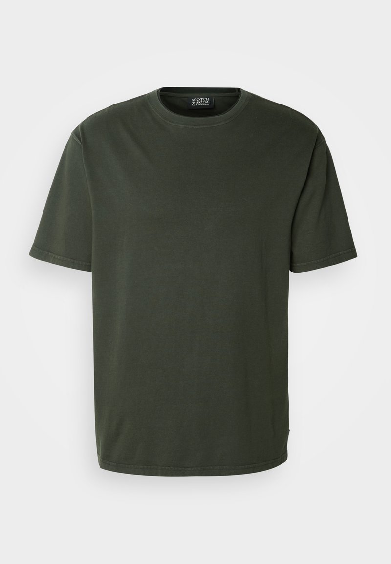Scotch & Soda T-shirt basic donkergroen Scotch & Soda T-shirt basic donkergroen