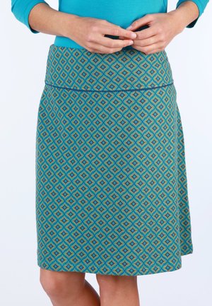 Lykka du Nord, RETRO FLAME - A-line skirt - ink