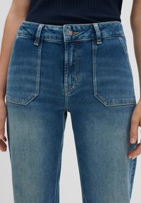 someday. MID RISE LONG FLARED FIT - Flared Jeans - mid wave blue