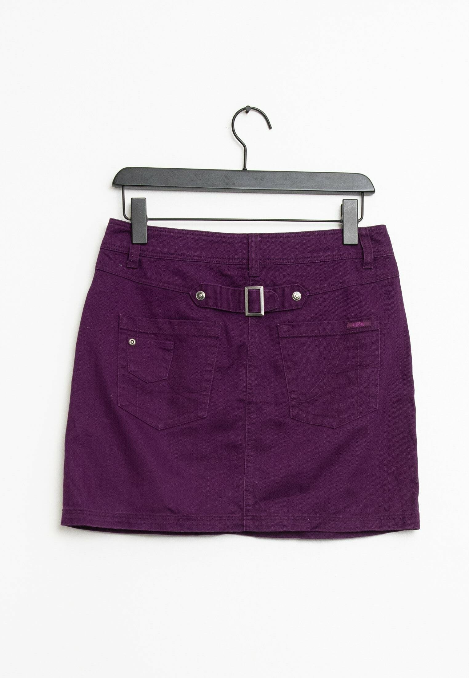 Cecil Denim skirt - purple - Zalando.ie