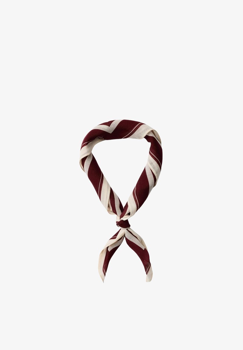 Selected Foulard - tawny port