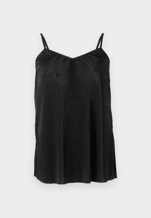 ONLY MATERNITY, OLMCLAUDIA PLISSE SINGLET - Topp - black