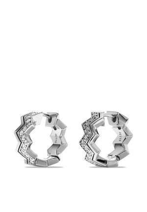 ZIRKONIA - Øreringe - silver-coloured