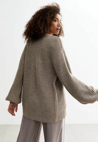 New Look BALLOON SLEEVE - Kofta - mink