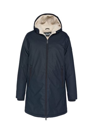 WITH HOOD - Mantel - marine