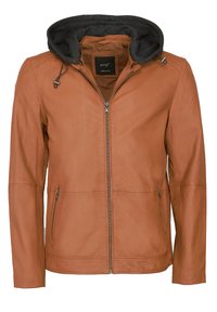 MIT KAPUZE 42020525 - Læderjakker - cognac
