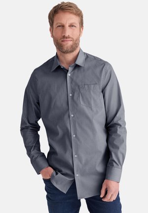HUGH LANGARM REGULAR FIT - Shirt - silvergrey