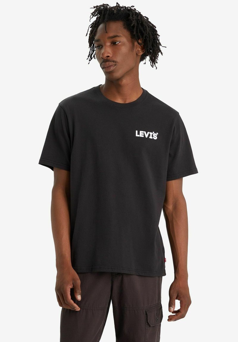 Levi's® RELAXED FIT - T-shirt print - original white