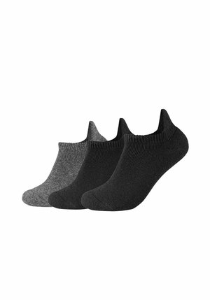 3 PACK FLAP SNEAKER - Socken - black