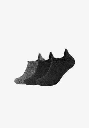 camano 3 PACK FLAP SNEAKER - Strømper - black