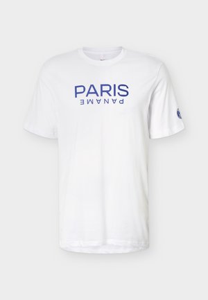 Nike Performance, PSG CITY TEE - Ρούχα για κλαμπ - white/old royal
