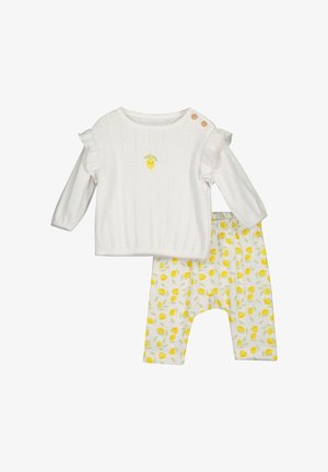 SET - Pantalon classique - weiss