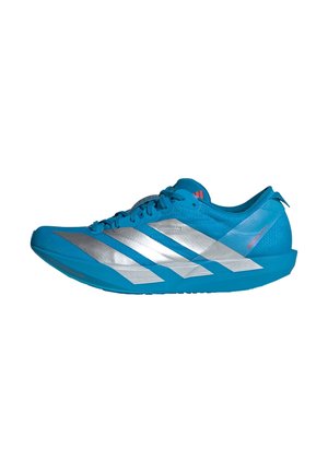 ADIZERO ADIOS 9  - Hardloopschoenen voor op de weg - silver metallic   silver metallic   lucid red