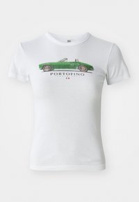 CAR BABY TEE - T-shirts print - white