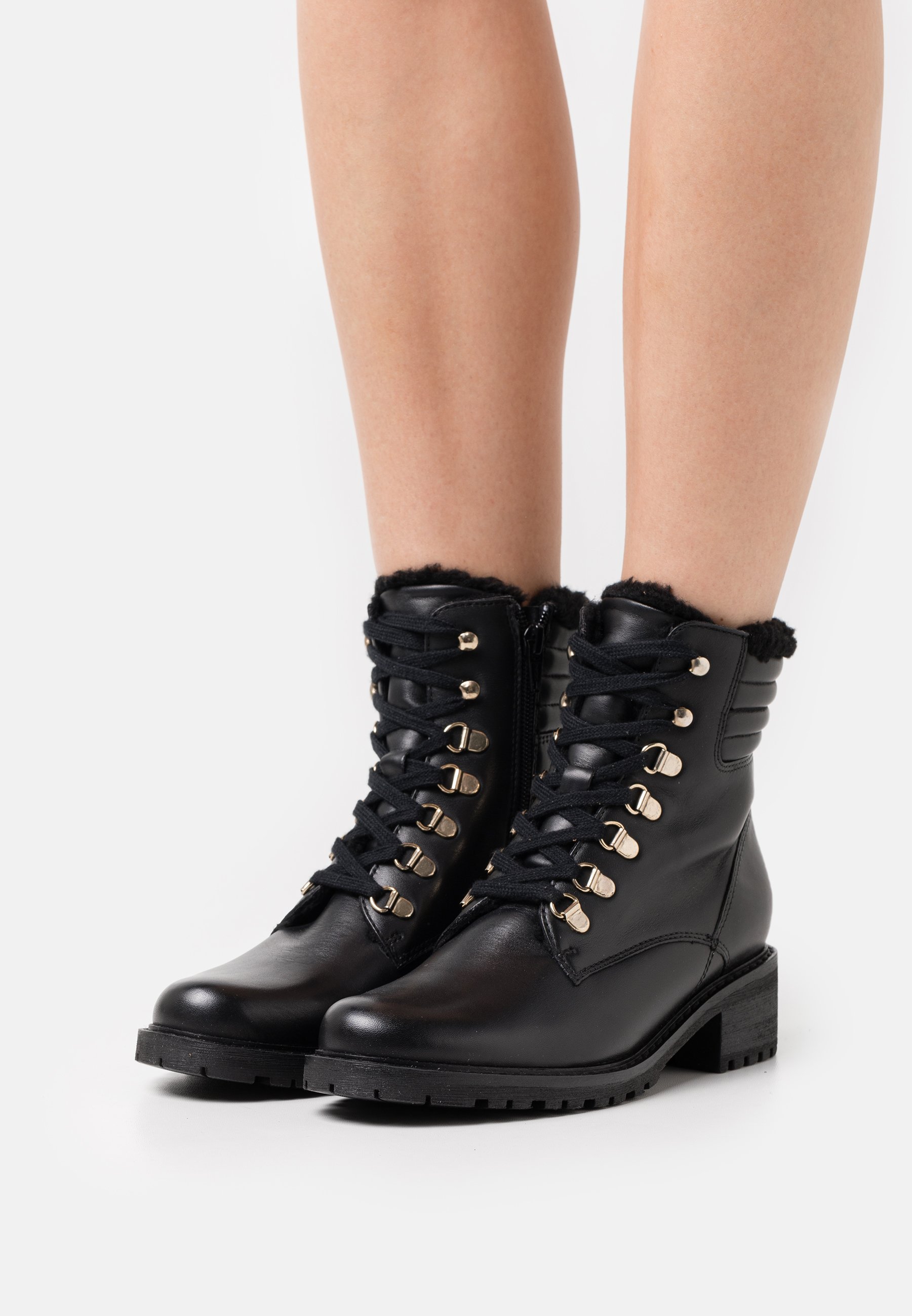 ankle length black boots