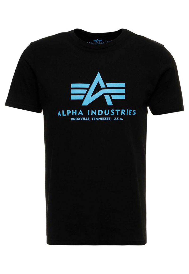 alpha industries T-shirt print zwart
