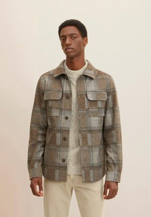 Summer jacket - brown check
