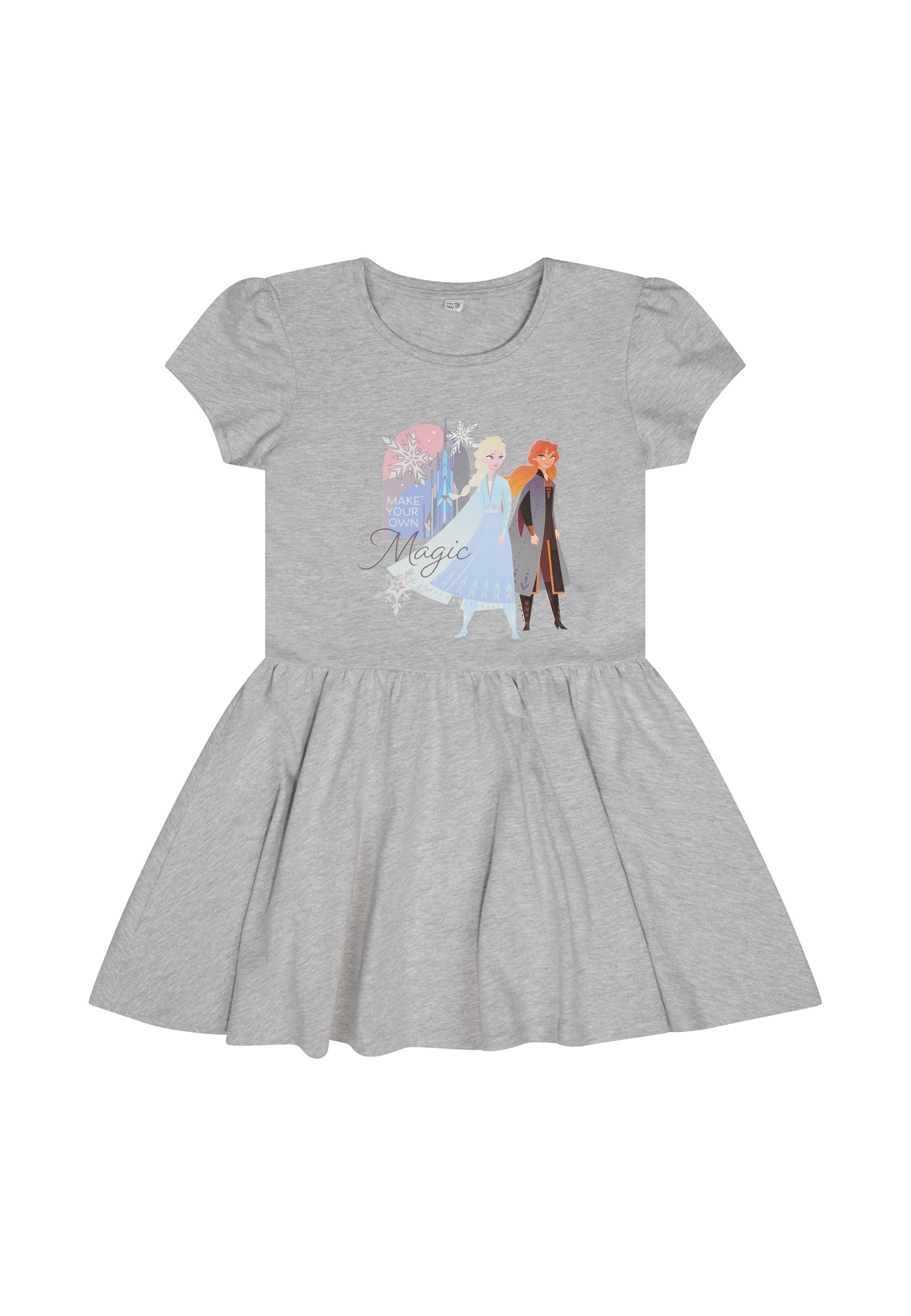 Disney FROZEN FROZEN - Jersey dress - grau/mottled grey - Zalando