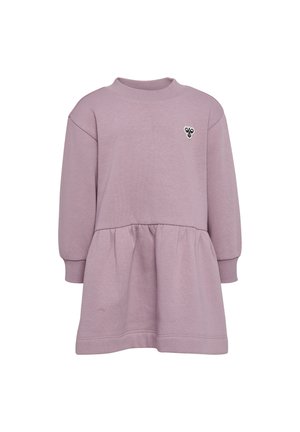 Hummel, HUMMEL HMLMINI LOOSE DRESS BEE - Hverdagskjole - sea fog