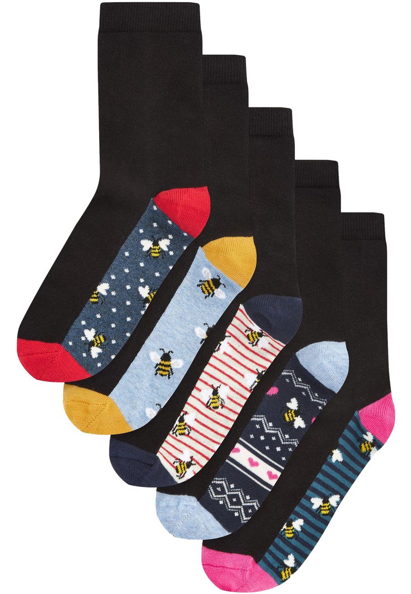 Next BEE 5 PACK  - Sukat - black