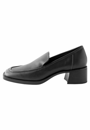 Next FOREVER COMFORT SQUARE TOE LOAFERS.  - REGULAR FIT - Classic heels - mottled black