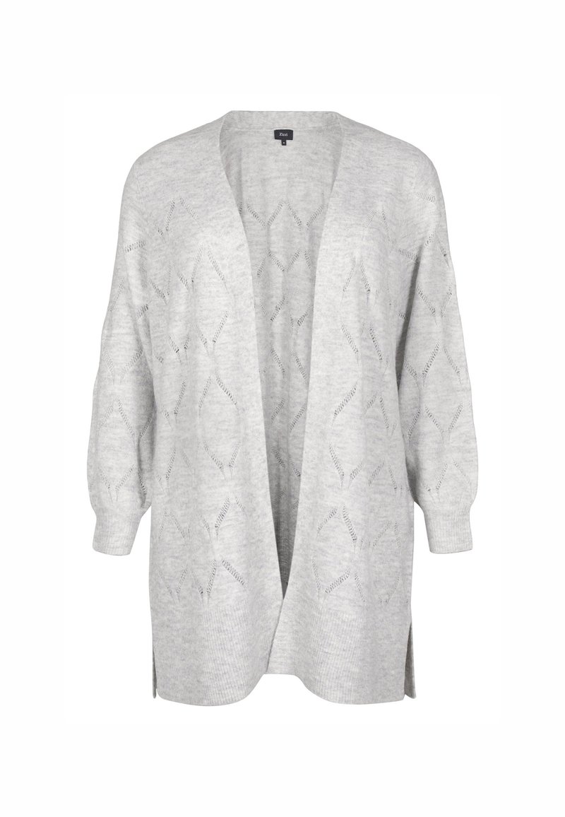 Zizzi Vest lichtgrijs