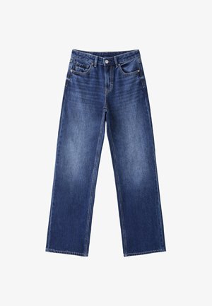Stradivarius, D92 WIDE-LEG STRAIGHT JEANS - Wide leg - light-blue denim