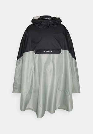 Vaude COVERO PONCHO II UNISEX - Ūdensnecaurlaidīga jaka - lightgrey