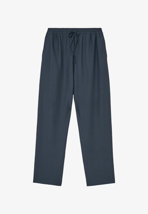 Reiss, REGULAR FIT - WESLEY TEXTURED DRAWSTRING RELAXED-FIT TROUSERS - Trousers - airforce blue