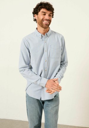 TALL FIT - LONG SLEEVE  STRIPE - Hemd - blue