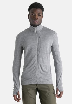 MERINO 260 MID WEIGHT QUANTUM ZIP - Tröja med dragkedja - MEDIUM GREY