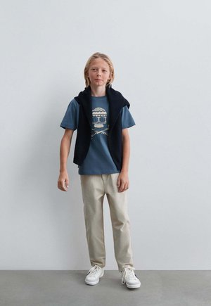 Scalpers, SCALPERS SCETNIC SKULL TEE KIDS - T-shirt con stampa - navy