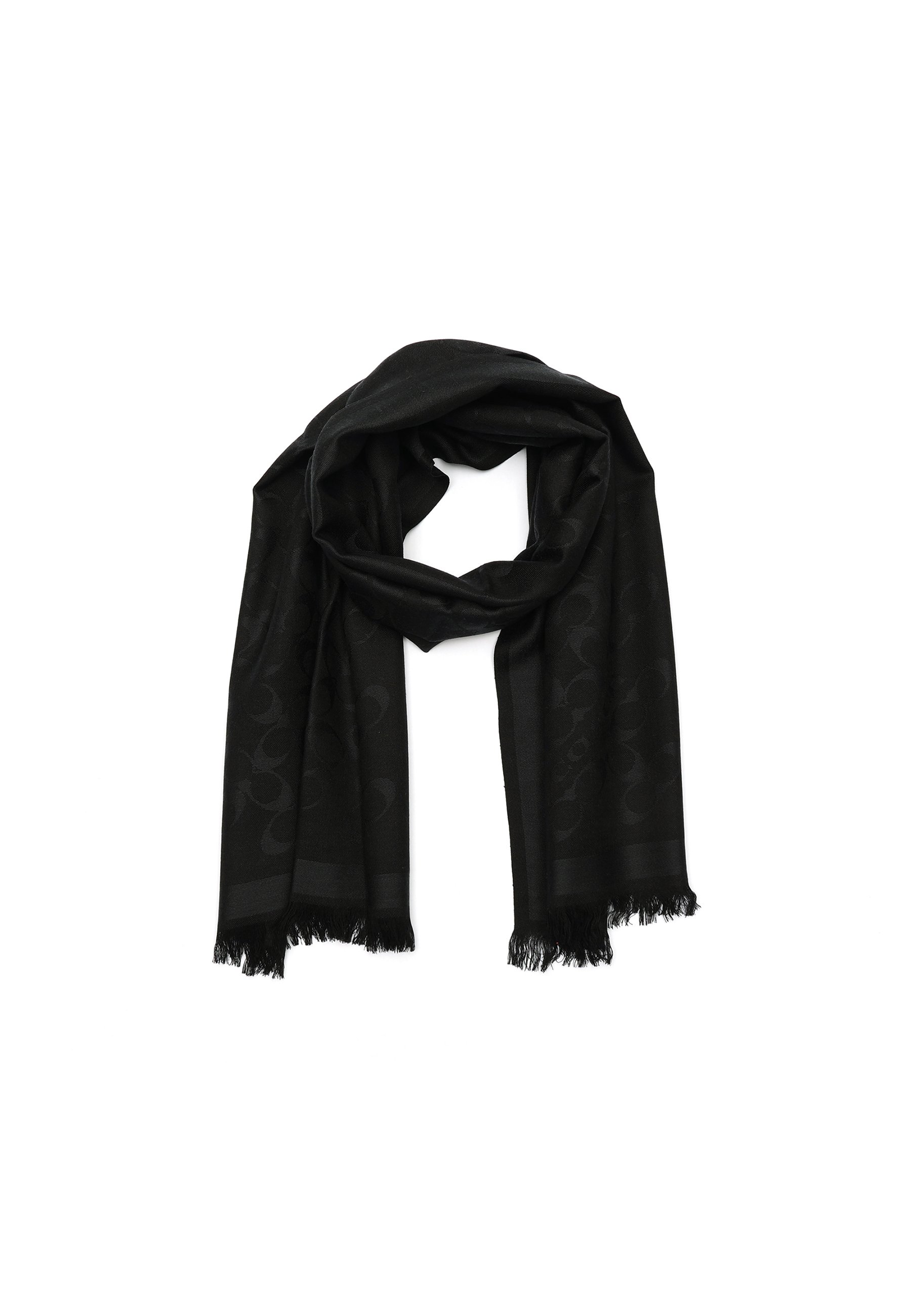 Écharpe Freedom circonférence 80 cm cuir noir