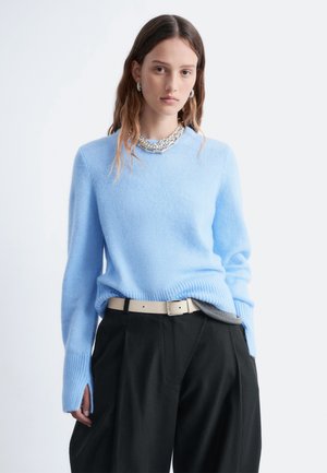 Strickpullover - light blue
