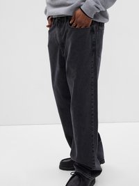 GAP - BAGGY FIT RIGID UNISEX - Vrećaste traperice - washed black Minijatura 1