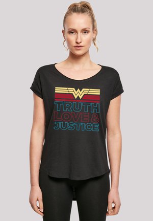 DC COMICS TRUTH LOVE AND JUSTI - Print T-shirt - black