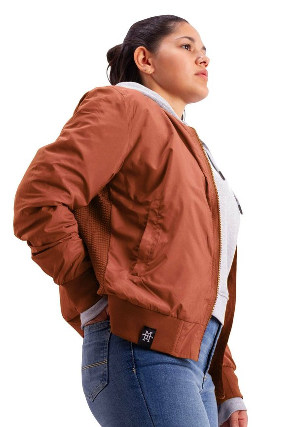 Bomberjacke - cognac