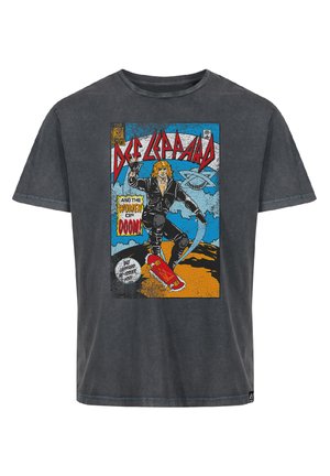 DEF LEPPARD - Printtipaita - washed black