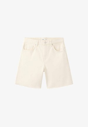 Mango, ADULT - Kratke hlače od trapera - off-white
