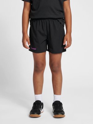 Hummel TRAINING  - Pantalón corto de deporte - black dahlia