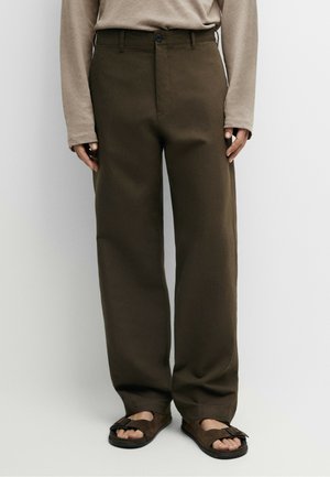 Massimo Dutti, Pantalon classique - dark green