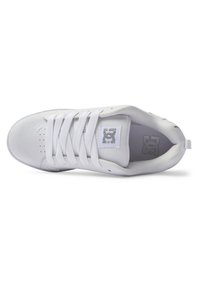 DC Shoes COURT GRAFFIK - Baskets basses - white/m silver