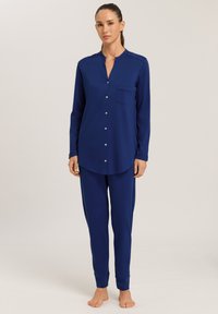 Hanro PURE ESSENCE 1/1 ARM - Pyžamová sada - deep indigo