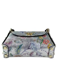 DrachenLeder Handtas - silber, farbig