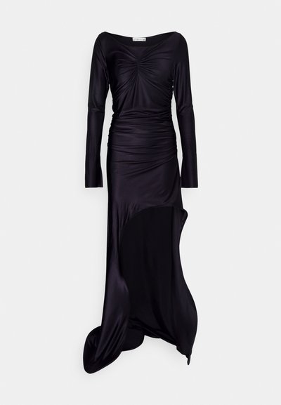 Victoria Beckham RUFFLE DETAIL GOWN - Oblačila za posebne priložnosti - blackberry