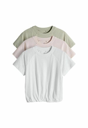 Tricou basic - pink khaki