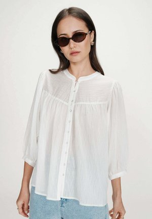 À MANCHES BALLONS - Blouse - ivoire