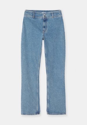 STRETCH - Bootcut jeans - washed medium