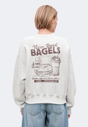 Hollister Co., GRAPHIC MINI CREW - Суитшърт - light grey