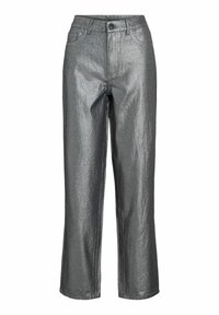 VIKELLY HIGH WAIST - Straight leg jeans - dark silver colour